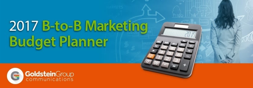 2017 B-to-B Marketing Budget Planner